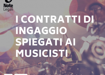 I contratti di ingaggio spiegati ai musicisti