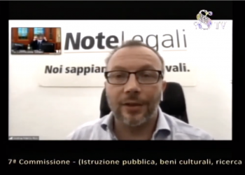 Il Presidente di Note Legali Andrea Marco Ricci in audizione al Senato in rappresentanza del CAM